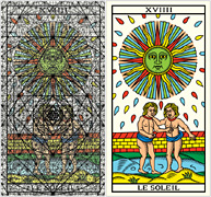  XVIIII LE SOLEIL • Tarot de Marseille Edition Millennium 2022