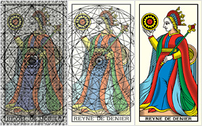  REYNE DE DENIER • Tarot de Marseille Edition Millennium 2022