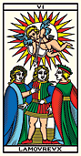 VI LAMOVREVX • Tarot de Marseille Edition Mini-Millennium • Wilfried Houdouin 2020