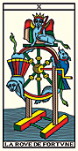 X LA ROVE DE FORTVNE • Tarot de Marseille Edition Mini-Millennium • Wilfried Houdouin 2020