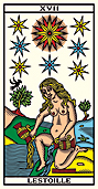 XVII LESTOILLE • Tarot de Marseille Edition Mini-Millennium • Wilfried Houdouin 2020