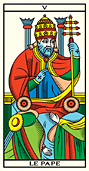 V LE PAPE • Tarot de Marseille Edition Millennium 2022