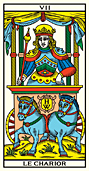 VII LE CHARIOR • Tarot de Marseille Edition Millennium 2022