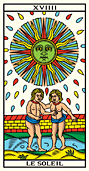 XVIIII LE SOLEIL • Tarot de Marseille Edition Millennium 2022