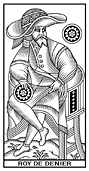 ROY DE DENIER • Tarot de Marseille Edition Millennium 2022